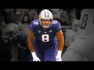 28: Detroit Lions – DL – Bralen Trice – Washington   