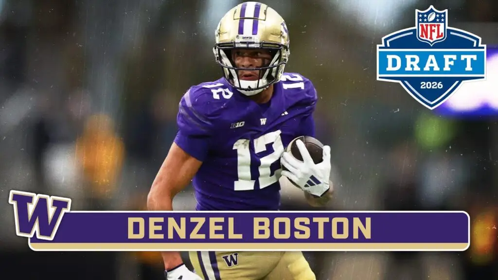 24  Browns – Denzel Boston – Washington