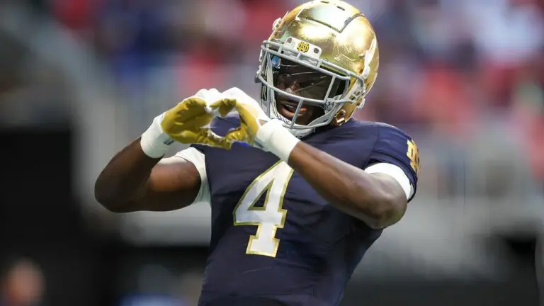 9  Chiefs – Jeremiyah Love – Notre Dame